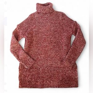 J. Crew Red Turtleneck Sweater